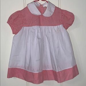 Vintage red & white striped dress‎